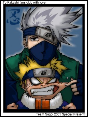 foteška Naruto a Kakashi